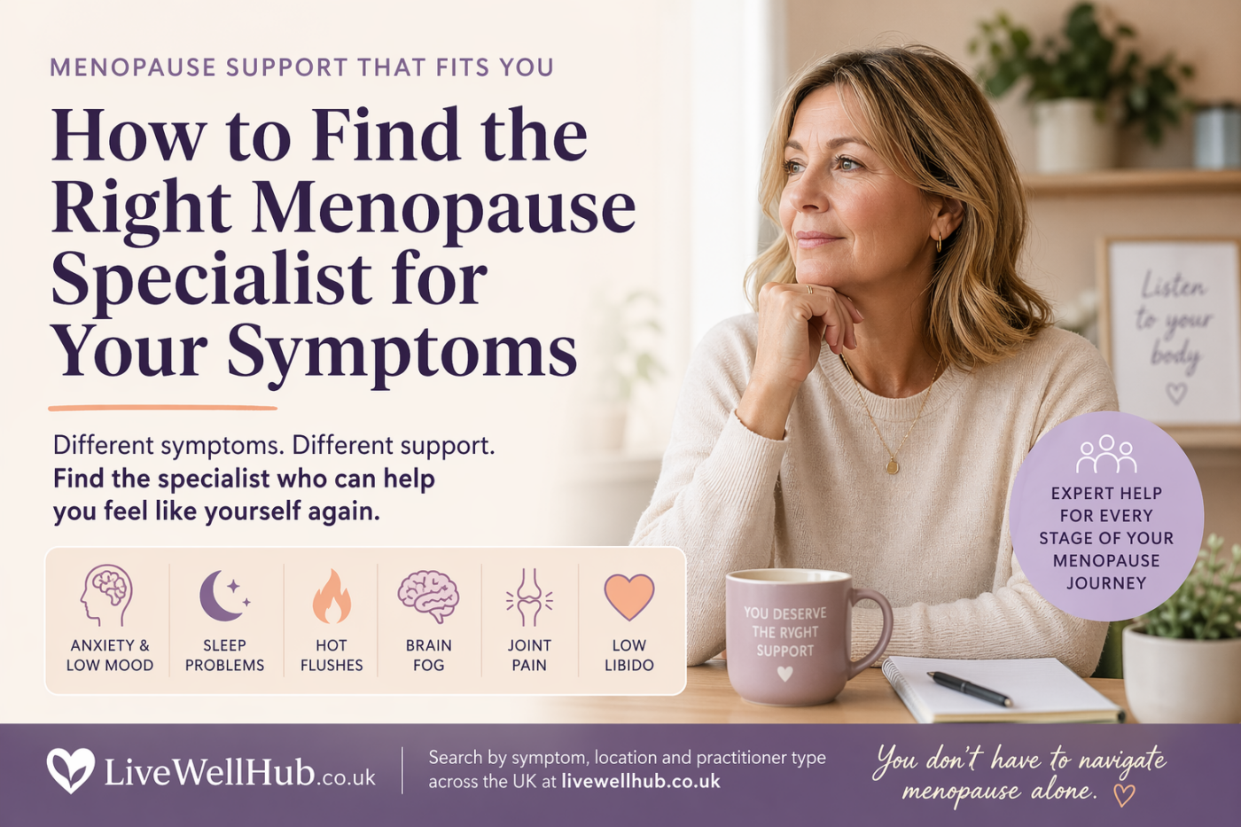 How to find the right menopause support