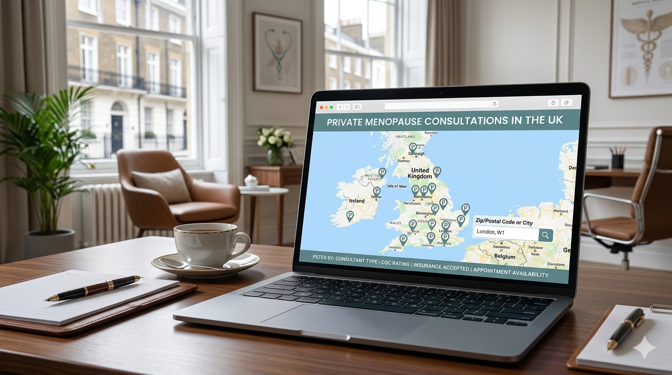 Private menopause consultations in the UK guide